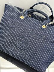 kitlife Chanel shopping bag denim 26 × 41 × 17 cm - 4