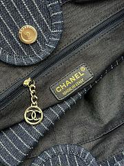 kitlife Chanel shopping bag denim 26 × 41 × 17 cm - 2