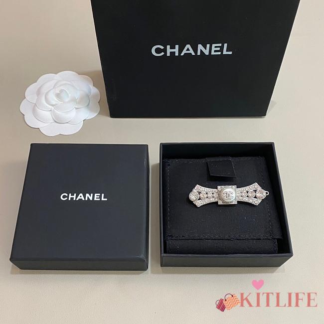 Kitlife Chanel hair clip silver 01 - 1