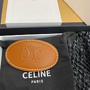 Kitlife Celine Cuir Triomphe Hair Clip In Calfskin And Steel - Gold / Tan  Women Hair Accessories - 4