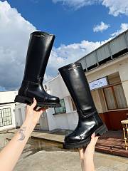 Diorebel Boot Black Brushed Calfskin hight 44cm - 6