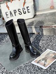 Diorebel Boot Black Brushed Calfskin hight 44cm - 5