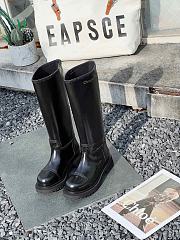 Diorebel Boot Black Brushed Calfskin hight 44cm - 4