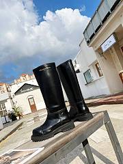 Diorebel Boot Black Brushed Calfskin hight 44cm - 3