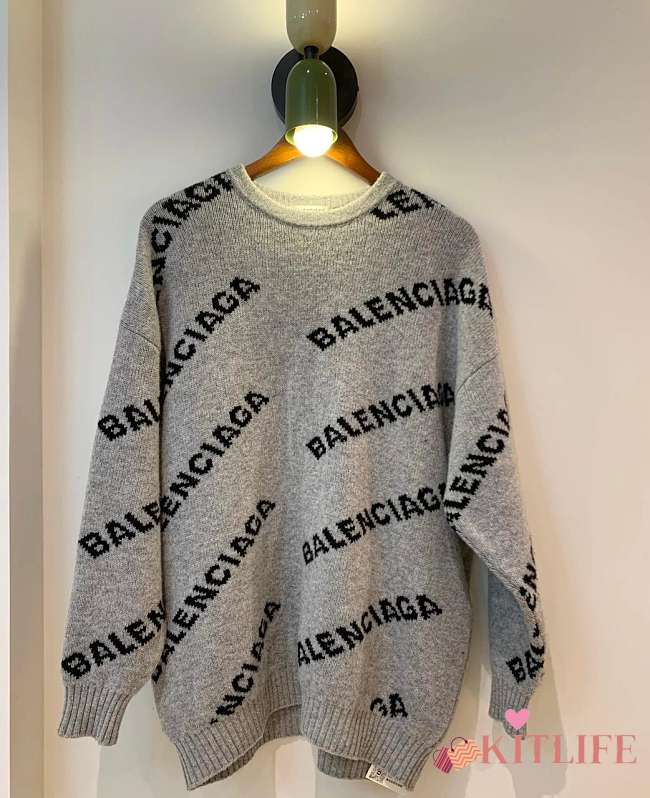 Kitlife balenciaga Sweater gray - 1