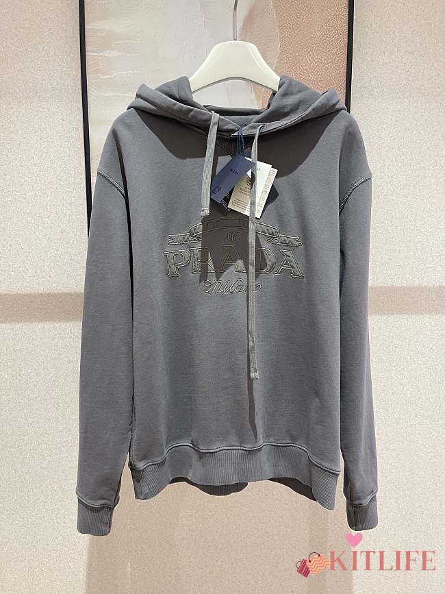 kitlife Prada Cotton sweatshirt Iron Gray  - 1