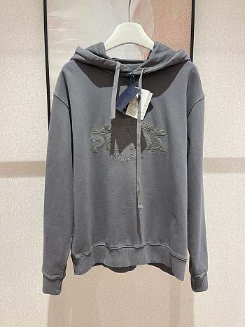 kitlife Prada Cotton sweatshirt Iron Gray 