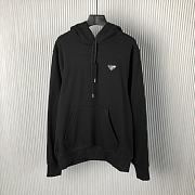 kitlife Prada Cotton fleece hoodie black - 1