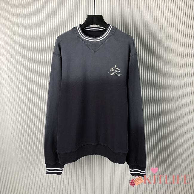 Kitlife Prada Cotton sweatshirt Navy  - 1