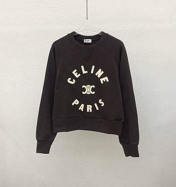 kitlufe Celine Triomphe sweatshirt in cotton fleece