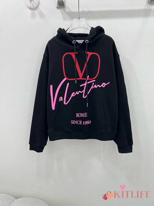 kitlife valentino hoodie black - 1