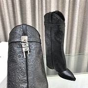 kitlife givenchy Shark Lock Cowboy boots in leather with western pattern - 6