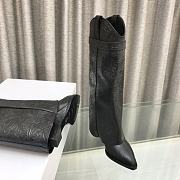 kitlife givenchy Shark Lock Cowboy boots in leather with western pattern - 5