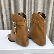 kitlife givenchy Shark Lock Cowboy boots brown - 6
