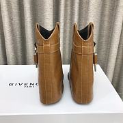 kitlife givenchy Shark Lock Cowboy boots brown - 4
