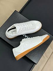 kitlife Chanel trainers Calfskin & Suede Calfskin white sneaker - 3