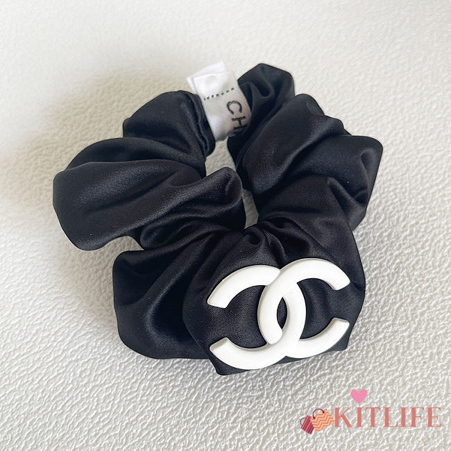 kitlife Chanel scrunchies black - 1