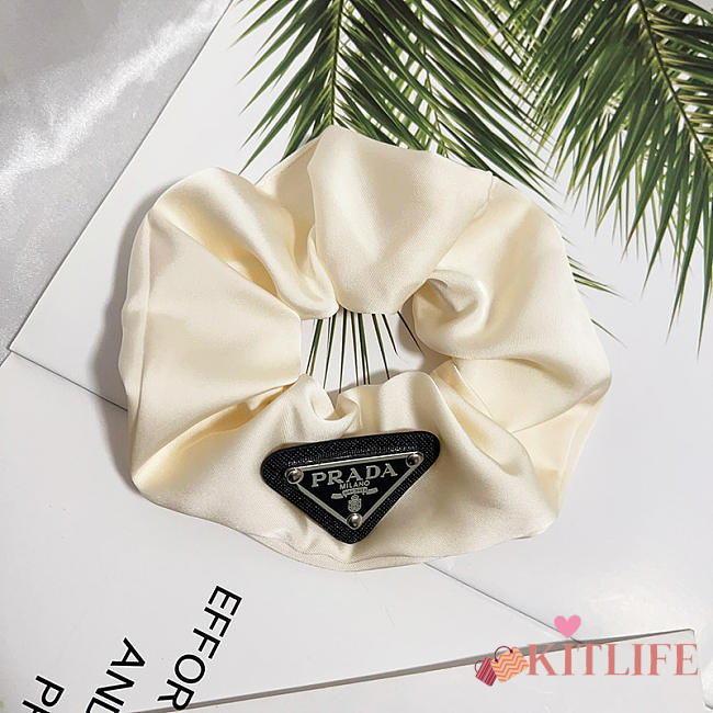 kitlife Prada scrunchies white - 1