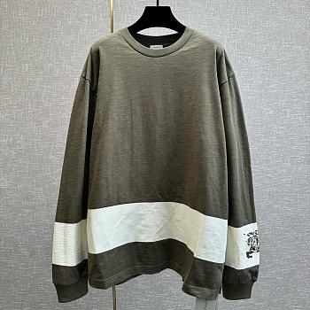 kitlife burberry EKD Stripe Cotton Top sweater men