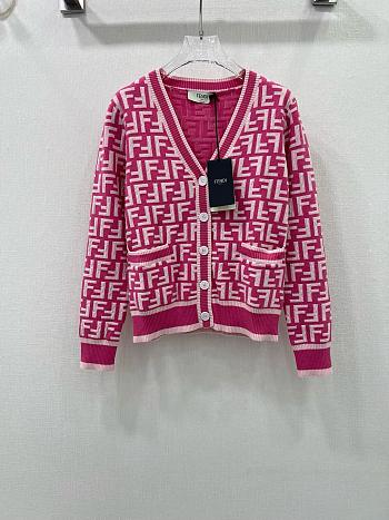 Kitlife Fendi pink cardigan women 