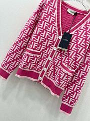 Kitlife Fendi pink cardigan women  - 4