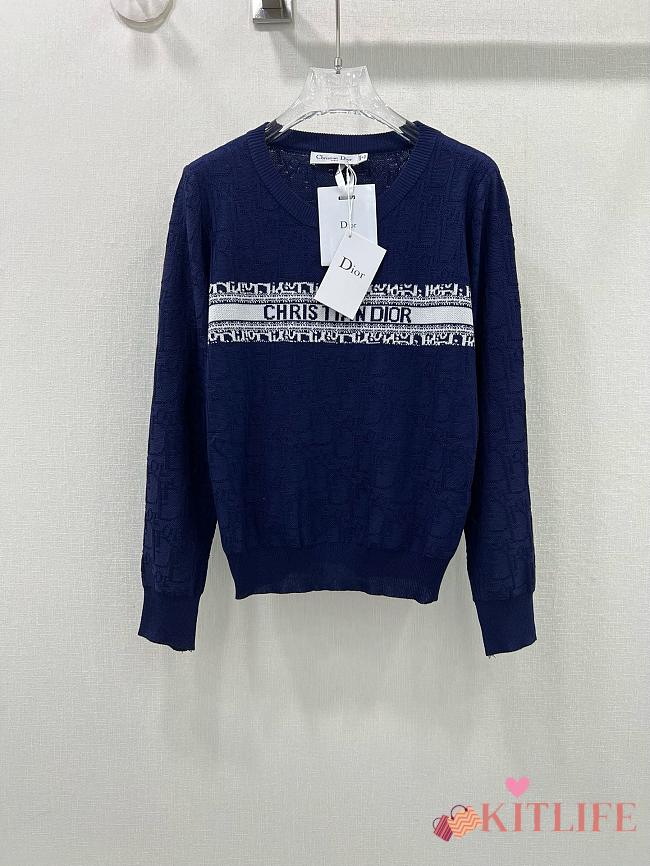 Kitlife Dior sweater blue - 1