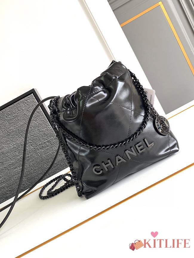 kitlife Chanel 22 Mini Handbag black 20x19x6cm - 1