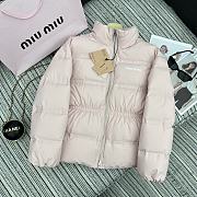 kitlife Miu Miu Logo Printed Pink Jacket - 1