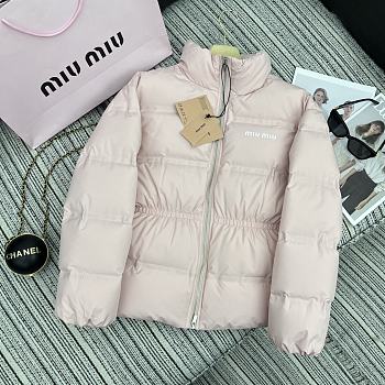 kitlife Miu Miu Logo Printed Pink Jacket