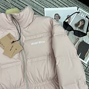 kitlife Miu Miu Logo Printed Pink Jacket - 5