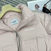kitlife Miu Miu Logo Printed Pink Jacket - 2