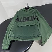 Kitlife balenciaga green hoodie - 5