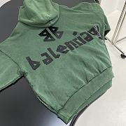 Kitlife balenciaga green hoodie - 4
