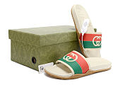 Kitlife Gucci Pursuit GG Logo Slide Sandal beige - FREE GIFT - 2