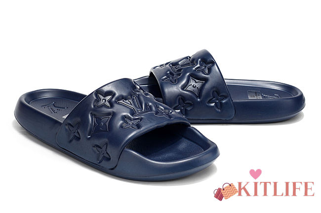 kitlife Louis Vuitton Waterfront Mule blue - FREE GIFT - 1