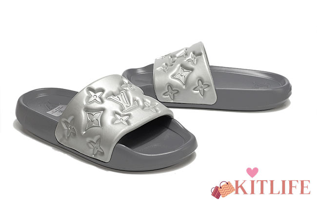 kitlife Louis Vuitton Waterfront Mule gray - FREE GIFT - 1