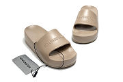 Kitlife Balenciaga Women's Gray Chunky Slide Sandals - FREE GIFT - 4