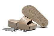 Kitlife Balenciaga Women's Gray Chunky Slide Sandals - FREE GIFT - 5