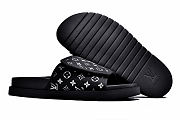 Kitlife Louis Vuitton Miami Mule Sandals Monogram black - FREE GIFT - 4