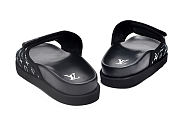 Kitlife Louis Vuitton Miami Mule Sandals Monogram black - FREE GIFT - 5