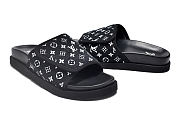 Kitlife Louis Vuitton Miami Mule Sandals Monogram black - FREE GIFT - 3