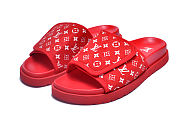 Kitlife Louis Vuitton Miami Mule Sandals Monogram red - FREE GIFT - 1