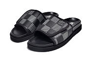 Kitlife Louis Vuitton Miami Mule Sandals Monogram black 3- FREE GIFT - 1