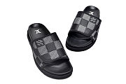 Kitlife Louis Vuitton Miami Mule Sandals Monogram black 3- FREE GIFT - 5