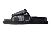 Kitlife Louis Vuitton Miami Mule Sandals Monogram black 3- FREE GIFT - 4