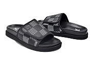 Kitlife Louis Vuitton Miami Mule Sandals Monogram black 3- FREE GIFT - 2