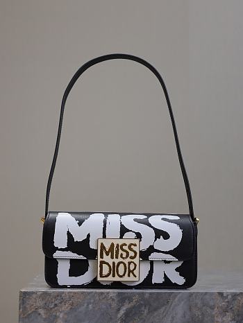 kitlife Miss Dior flap bag balck - 22 x 11 x 6 cm