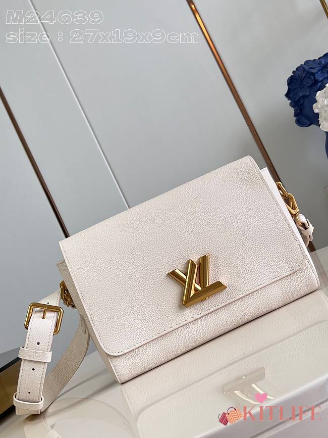 kitlife louis vuitton Soft Twist white bag M24639 - 27 x 19 x 9 cm - 1