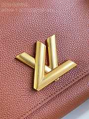 kitlife louis vuitton Soft Twist brown bag M24639 - 27 x 19 x 9 cm - 3