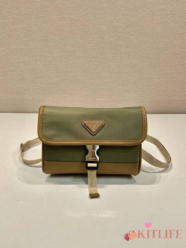 kitlife PRADA Crossbody Bag green - 18x14x3cm - 1